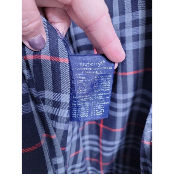 Burberry Classic Nova Lined Khaki Double Breast Trench Coat Womens size 14 - Picture 12 of 16